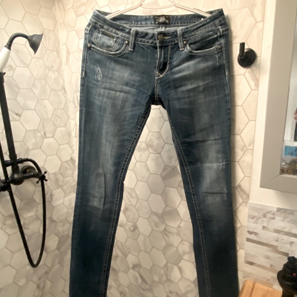 Express Skinny Rerock Jeans - Picture 1 of 3